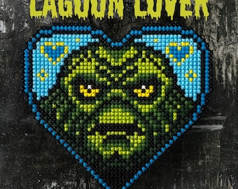 Lagoon Lover- Creature Cross Stitch Pattern PDF