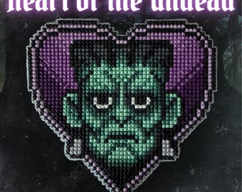 Herz der Undead- Kreuzstichmuster PDF