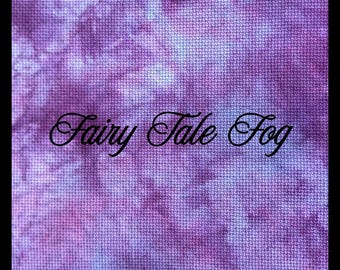 Fairy Tale Fog (14, 16 & 18 Count) Hand Dyed Aida / Cross Stitch Fabric