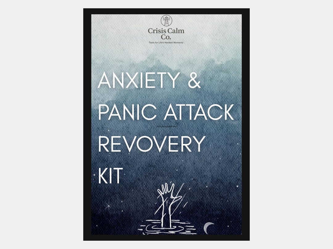 Anxiety & Panic Attack Recovery Kit – Mental Health Support Journal ...