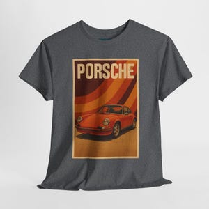 1970s style Porsche 911 T‑Shirt – Unisex Cotton Tee for Car Enthusiasts