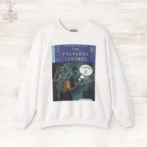 Folklore Comic Book Sweatshirt | Vintage Inspired Graphic Pullover | My Tears Ricochet Inspired