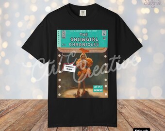 Das Showgirl Chroniken #12 T-Shirt | LOAS inspiriert | Unisex Comfort Farben 1717 Vintage Burlesque, Tänzerin Grafik