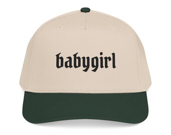 Babygirl Mid Profil Baseballmütze | bestickt | lässige Streetwear