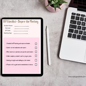 Digital IEP Planners