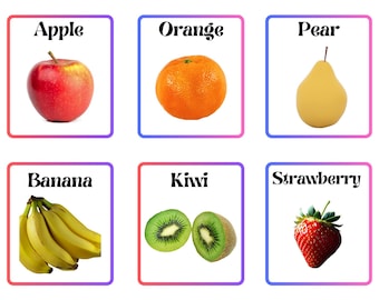 Fruit Flash Cards