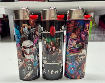 Horror Themed Bic Lighters!