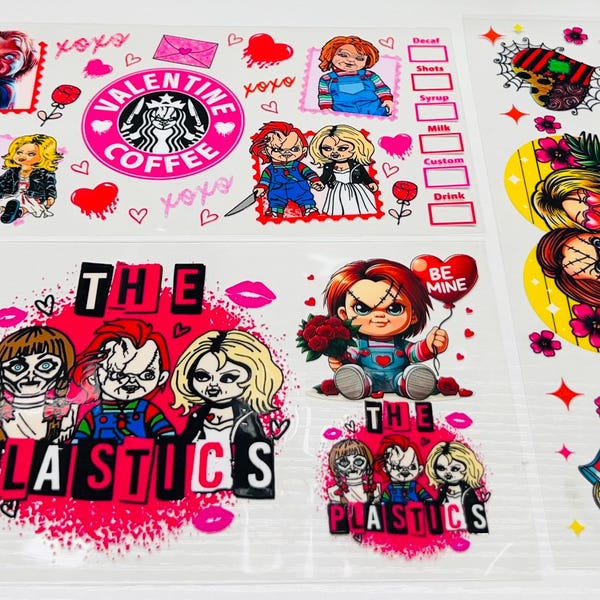 ¡Envolturas dtf uv Hotror de 16 oz!