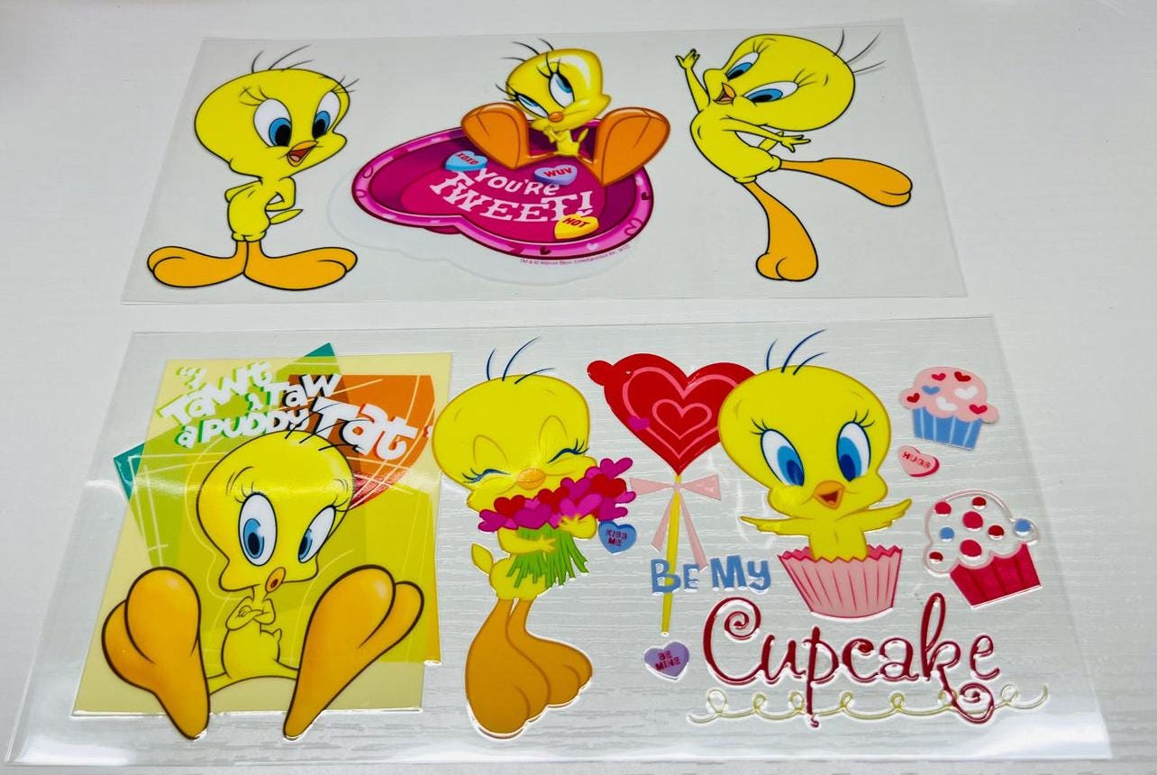 Tweety 16 Oz Uv Dtf Wraps! - Etsy