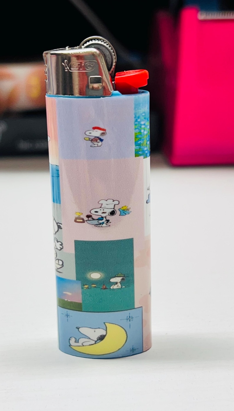 Snoopy Bic Lighters! snoopy square pics