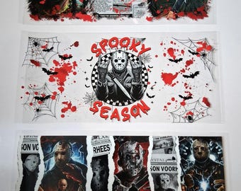 Horror 16 oz uv dtf wraps!