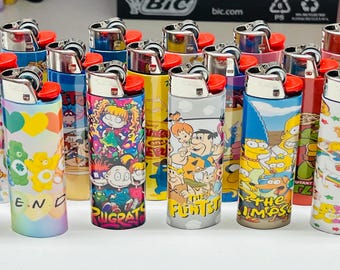 Bic lighters wrapped lots of designs to choose from!