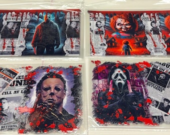 Horror 16 oz uv dtf wraps!