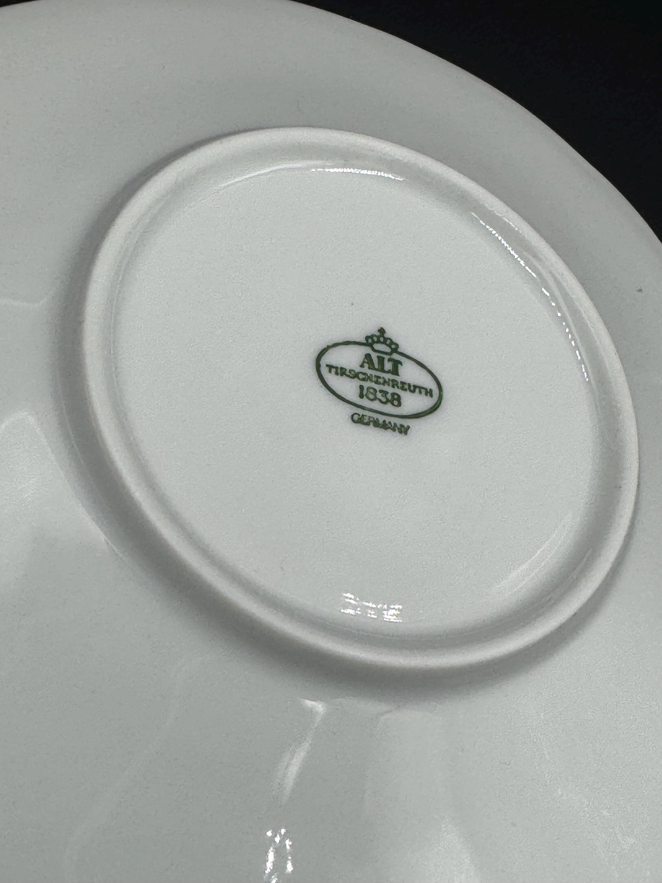 Vintage Tirschenreuth Baronesse Coffee Cup & Saucer Set – Embossed