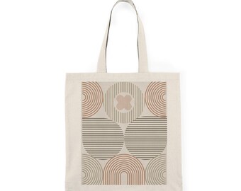 Bolso de mano Boho Market: bolso de playa ecológico de lona de algodón