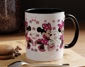 Bonita taza de café de Minnie Mouse/regalo para fans de Disney