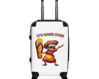 Character Design Travel Suitcase: Durable Carry-On Luggage