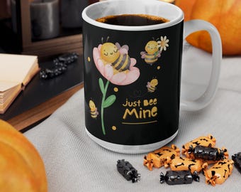 Bee Coffee Mug – Whimsical Ceramic Cup, Gift for Her