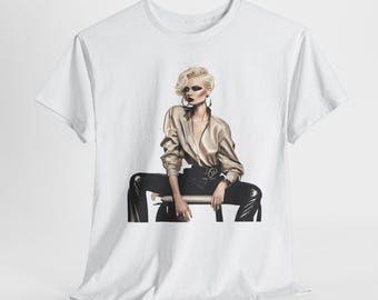 Chic Fashionista Unisex Tee, Casual Wear, Graphic Tee, Street Style, Fashion Gift