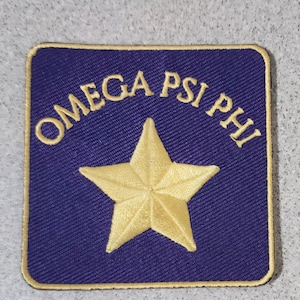 2.5 inch Omega Psi Phi Patch