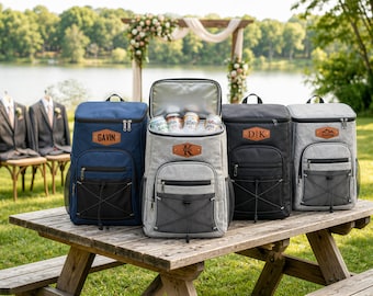 Bolsa de almuerzo personalizada para padrinos de boda, mochila térmica para padrinos, bolsa de viaje isotérmica personalizada para el grupo de padrinos, regalo con monograma para el padrino
