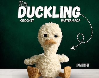 Duck Amigurumi Häkelanleitung – Englisch & Spanisch (PDF)