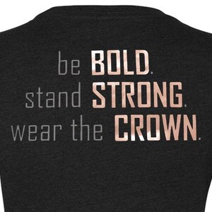 Wear the Crown Unisex or Womens Fitted Tee