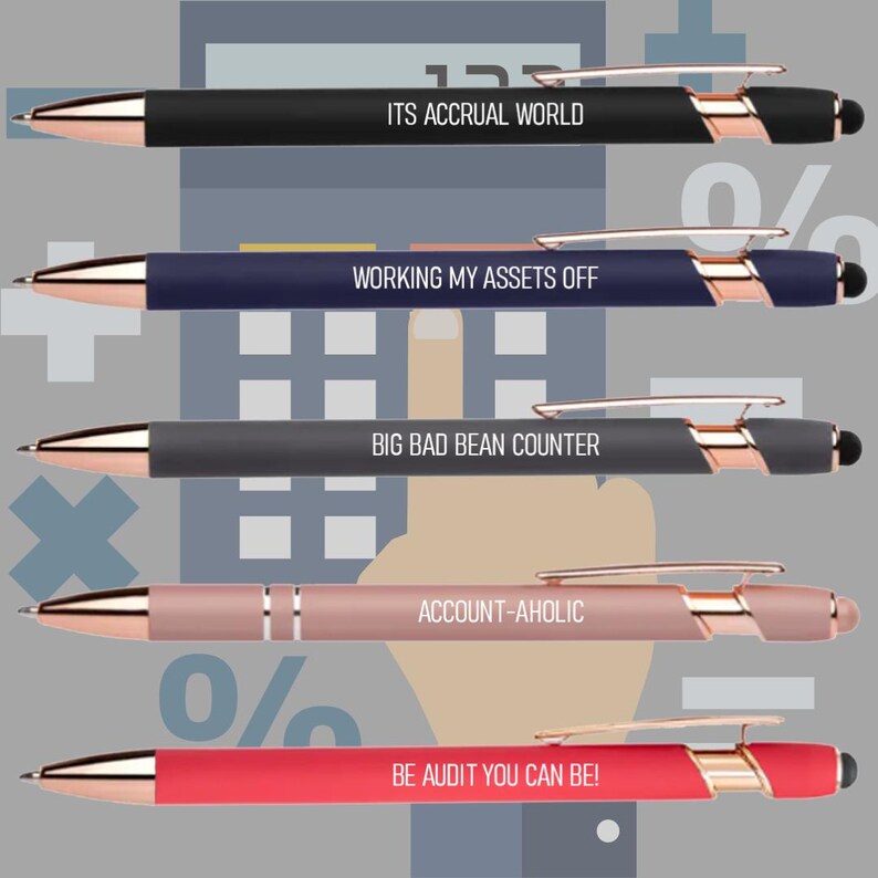 Accountant Pen Pack Funny Sayings image 3