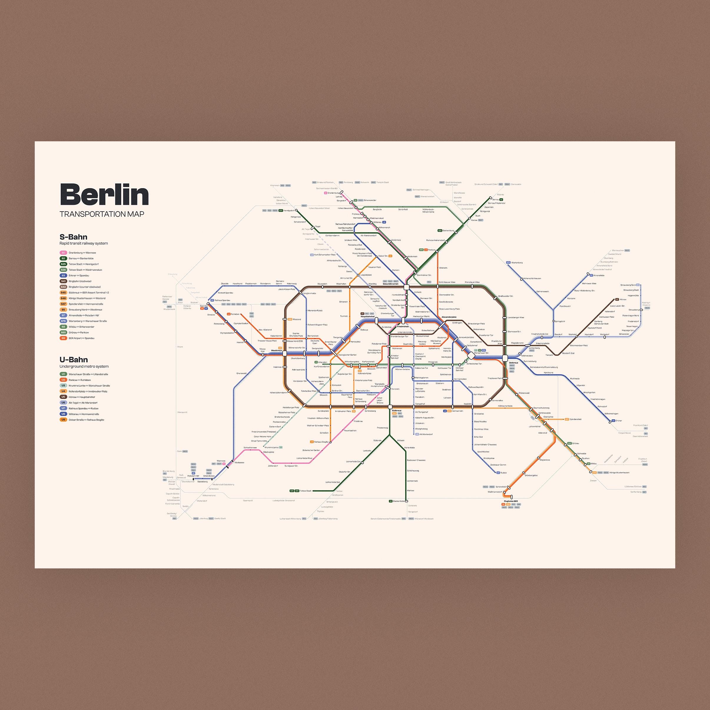 Berlin Metro Map Metro Map System Map Metro System
