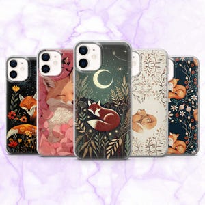 Fox Phone Case Red fox Woodland Fox Cover for iPhone 16, 15, 14, 13, 12, 11 | Samsung S25, S24, S23, A16 | Pixel 9A, 9Pro, 8A
