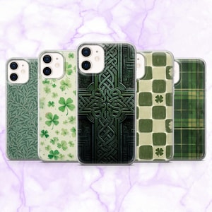 Irish Phone Case Celtic Irish Knot Cover for iPhone 16, 15, 14, 13, 12, 11 | Samsung S25, S24, S23, A16 | Pixel 9A, 9Pro, 8A