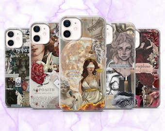 Greek Goddess Phone Case Aphrodite Myhology Cover for iPhone 17, 16, 15, 14, 13, 12 Samsung S25, S24, A56, A16 Pixel 10Pro XL, 9A, 8A 8Pro