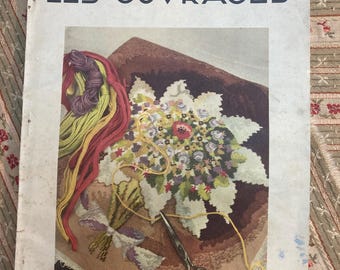 les Ouvrages vintage French magazine of hand work