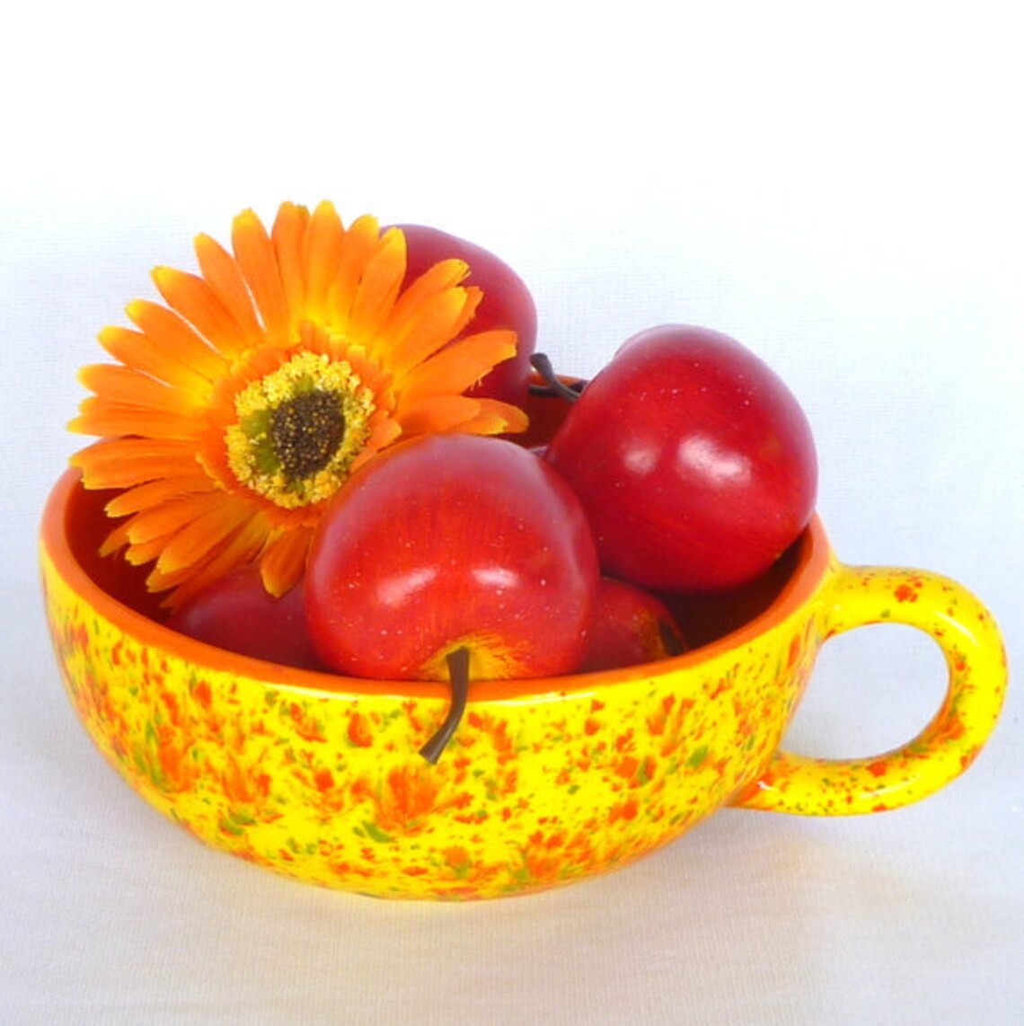 VINTAGE KITSCH Confetti Glaze BOWL Etsy