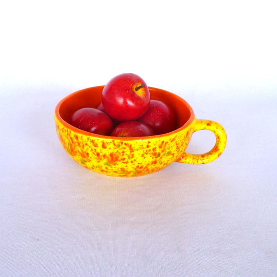 VINTAGE KITSCH Confetti Glaze BOWL Etsy