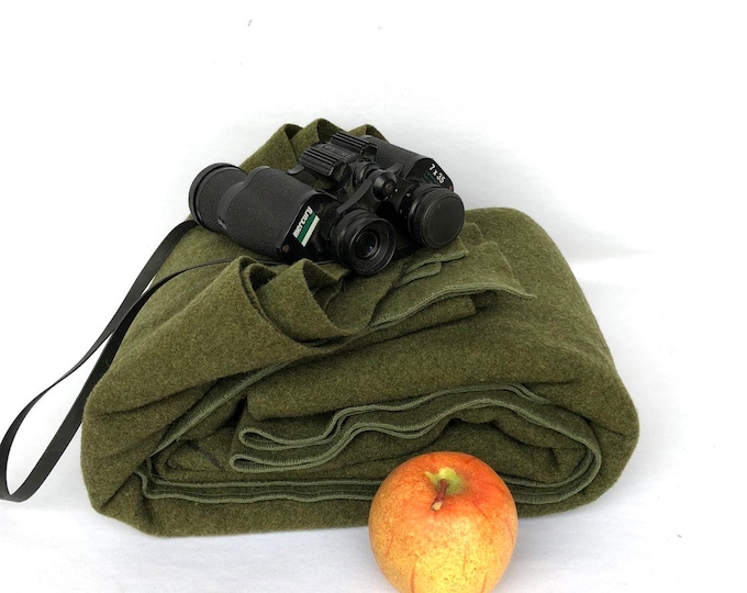 VINTAGE ARMY BLANKET Etsy