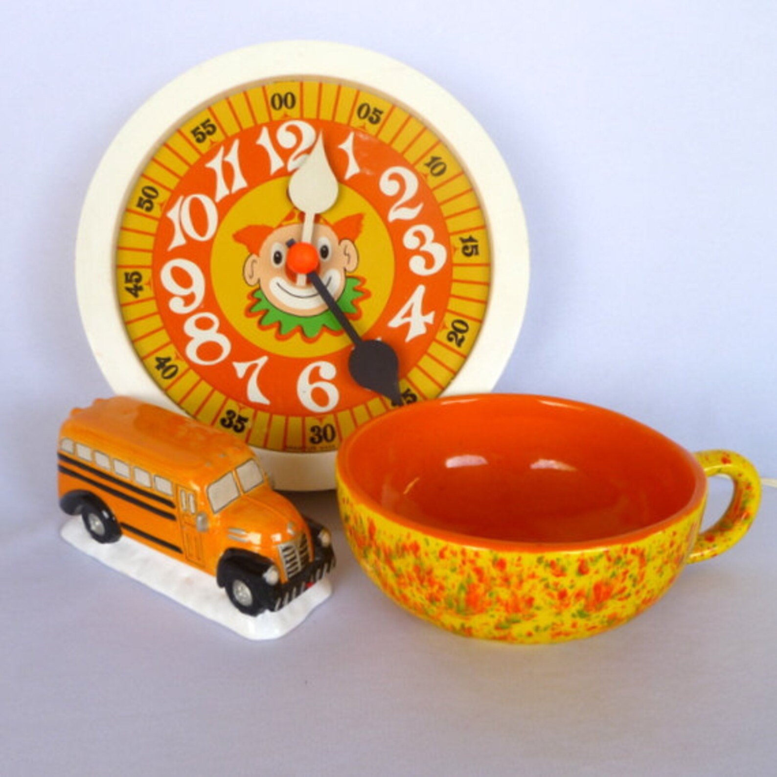 VINTAGE KITSCH Confetti Glaze BOWL Etsy