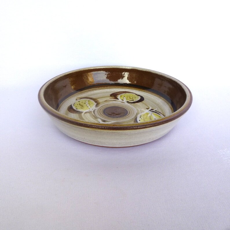 Vintage HANDMADE STONEWARE QUICHE/ Baking Dish Etsy