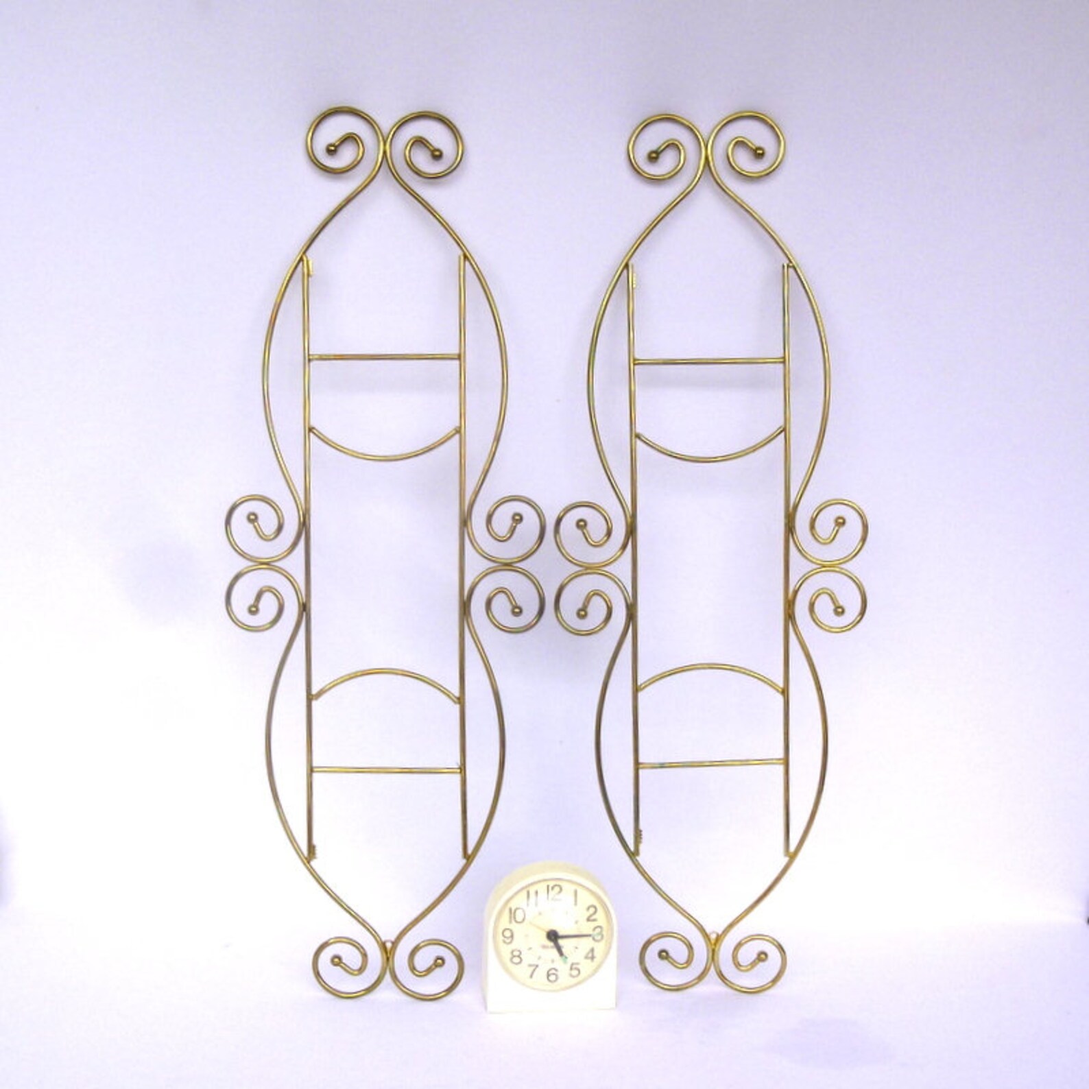 View of MOD Vintage Decorative METAL Wall DECOR - Etsy