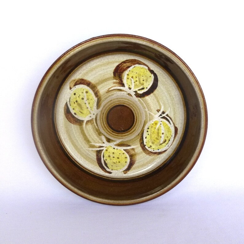 Vintage HANDMADE STONEWARE QUICHE/ Baking Dish Etsy