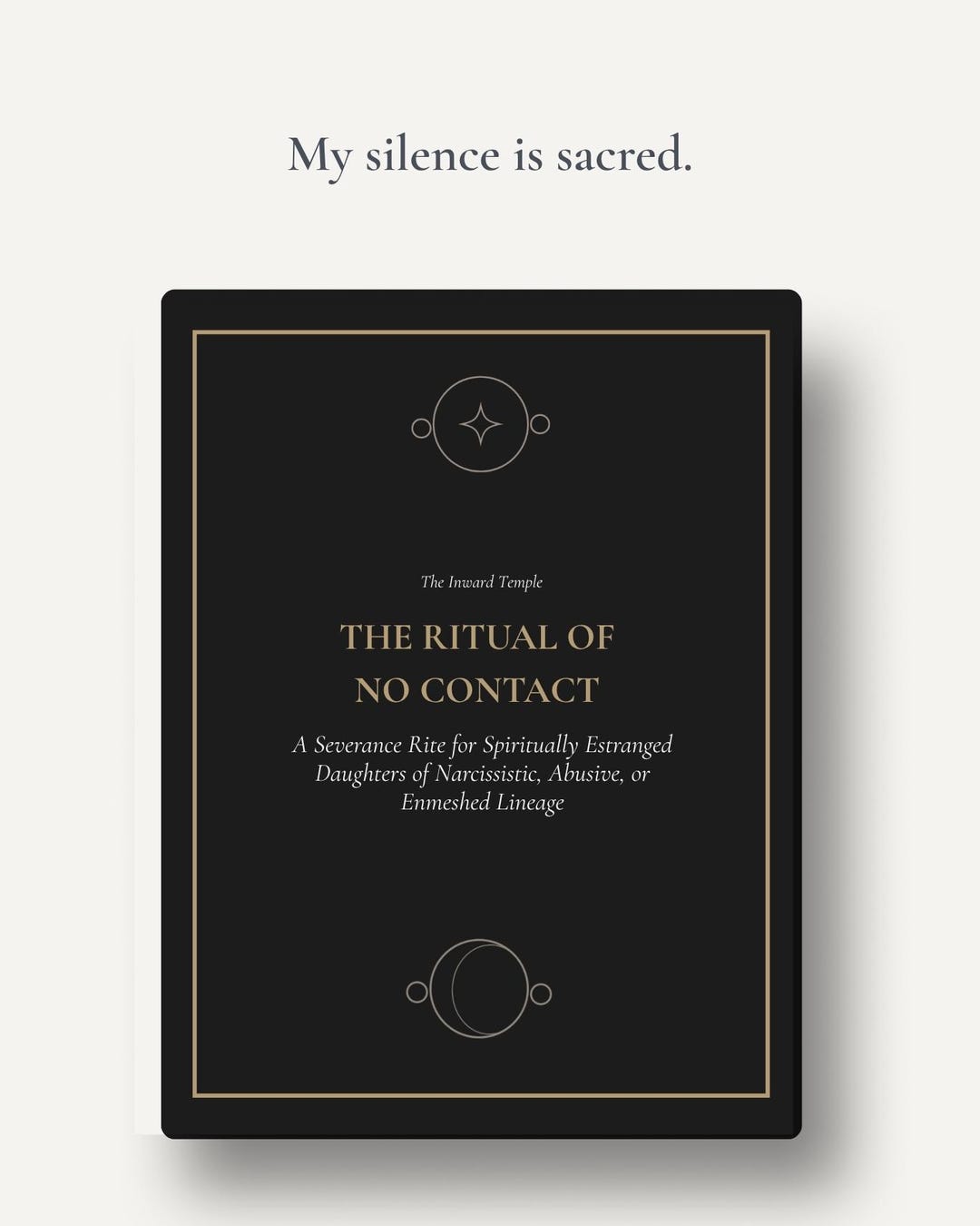 Silence Ritual Ancestral Trauma Spiritual Ritual Shadow Work Journal Printable Digital ...