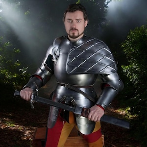 Medieval Knight Armor Suit - Full Body Steel Plate Armor - 15Th Century Armor - Halloween Cosplay Armor - SCA & Larp Armor - Best Gift