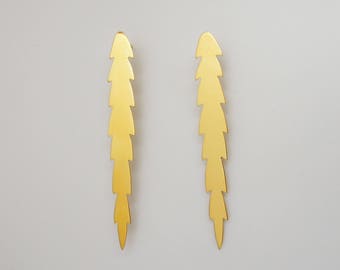 Long Leaf earrings