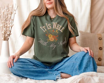 Christliches T-Shirt, Bibel-Vers-Shirt, religiöses Geschenk, christliche Mutter Shirt, christliche Kleidung, christliches Geschenk für sie, auf Glauben basierendes Geschenk