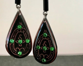 Boucles D’oreilles Clips Style Moderniste - Attribuées à Jakob Bengel - Occasion Excellent état