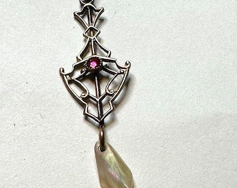 Thunderbird Necklace Santo Domingo Pueblo 1930s 18