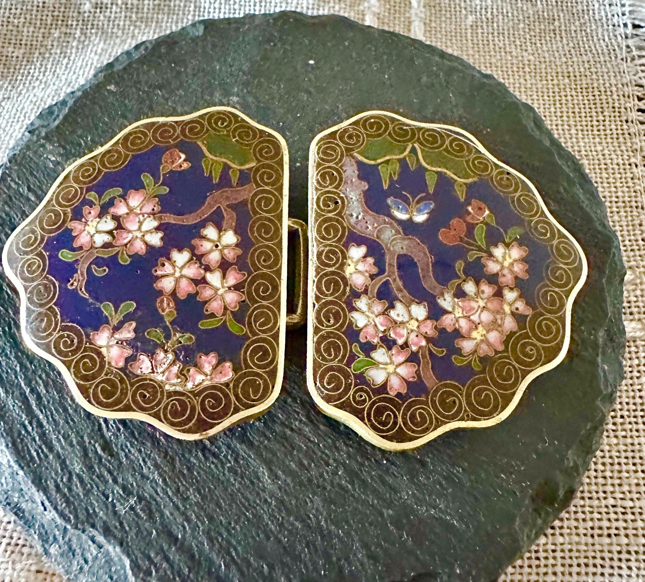 Cloisonne Butterfly Belt - Etsy display picture 1