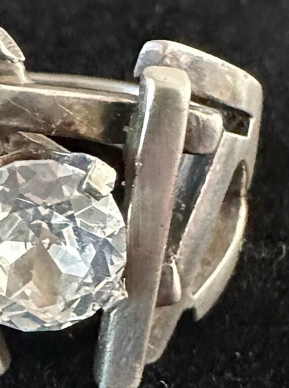 Constructivist Rings Sterling Ring Modernist(constructivism)-unique Statement Ring With ...