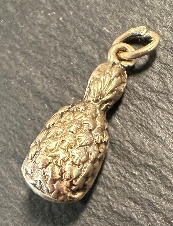 14k antique Pineapple charm