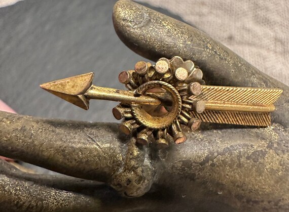 Victorian Arrow post GoldF Earrings_Delightfully … - image 4